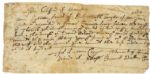 Mid 1600’s New Hampshire Land Document