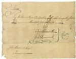 Major Wadsworth Signed Pay Voucher