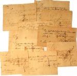 Fifteen Revolutionary War - Continental Army Pay Vouchers
