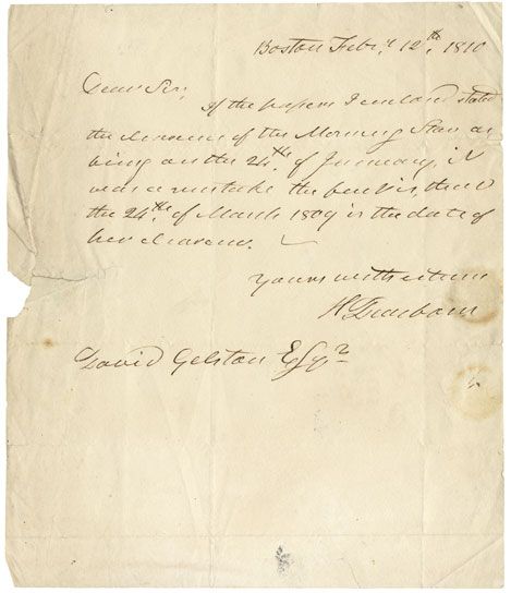 General Henry Dearborn Autograph Letter Signed