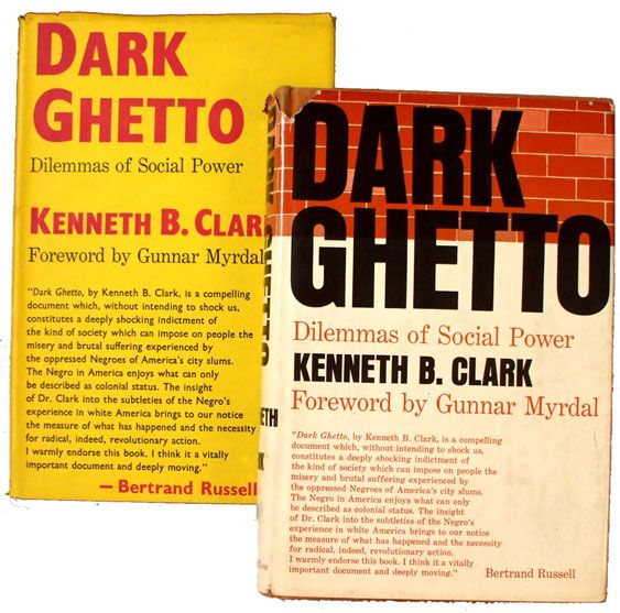 Inscribed Copies of “Dark Ghetto” by Kenneth B. Clark