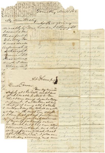 14th South Carolina Officer’s Letters “...Our old Brigade is reduced to skeleton proportions & presents but a sorry appearance to what it did when we first entered Virginia. Officers & men look w