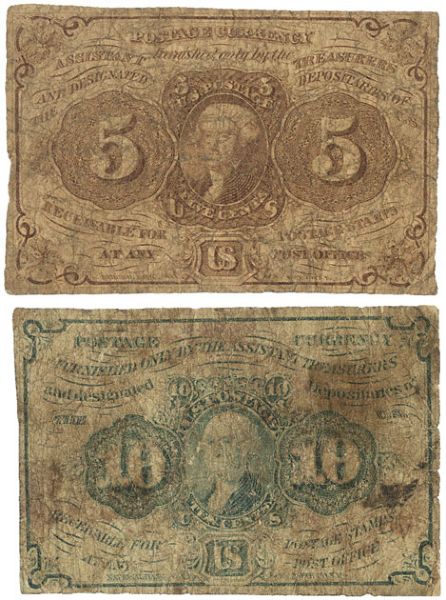 Two “Postal Currency” Notes