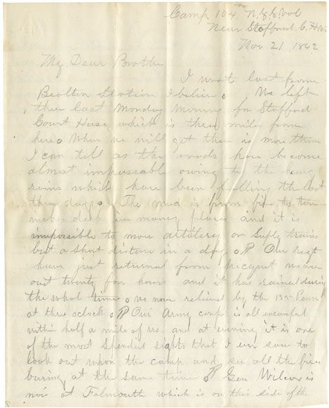 The following eleven (11) letters were penned by Henry A. Wiley a member of the 104th New York Infantry, who was commissioned a lieutenant into company B on October 7, 1861, promoted to Captain i