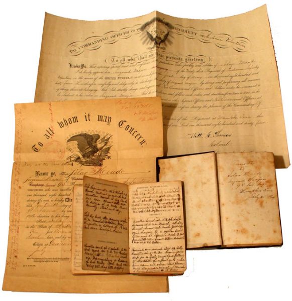 93rd Sergeant Major’s 1864 Diary with Content