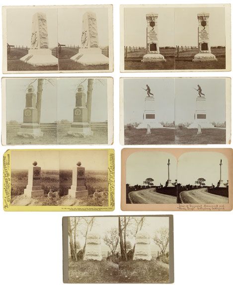 Views of Gettysburg Monuments
