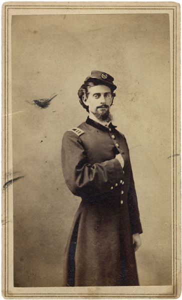 Brevet Brig. General Allen Anderson CDV - Served with the 8th California Infantry
