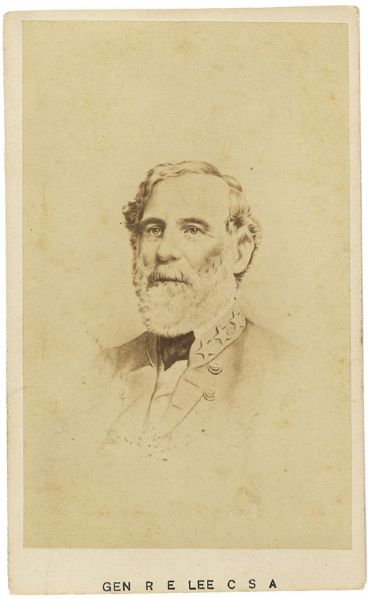 Fine War-date CDV of Robert E. Lee