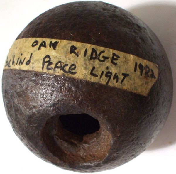 Wonderful Gettysburg Spherical Shell Relic - Recovered at Oak Ridge