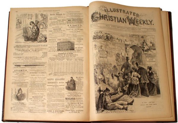 Complete Bound Volume of the “Illustrated Christian Weekly”