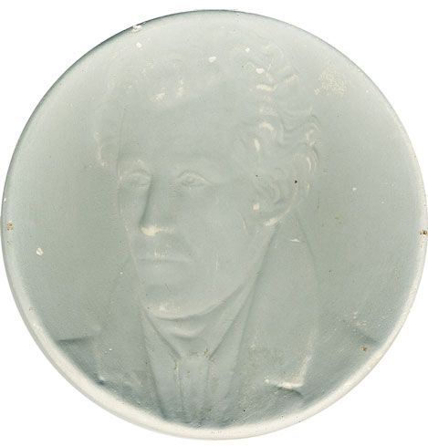 Plaster Medallion of Andrew Jackson