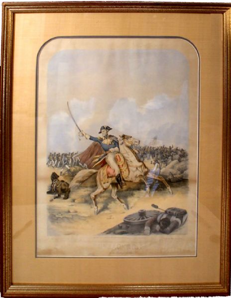 General Jackson at the Battle of New Orleans by Boell & Michelin