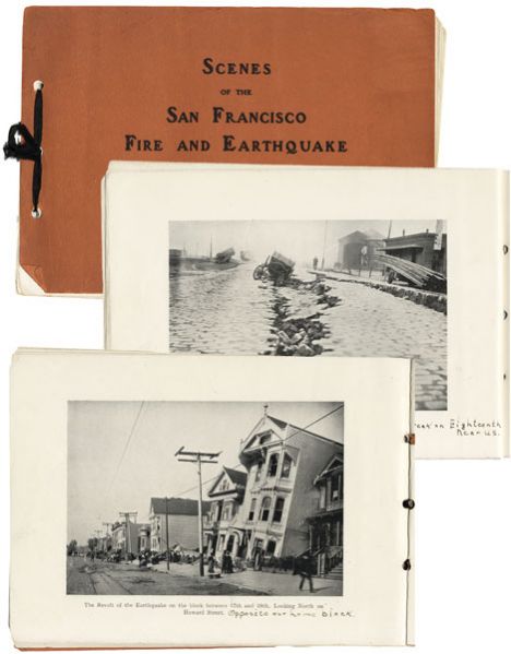 Catastrophic Photographs from San Francisco with Notations by Survivor