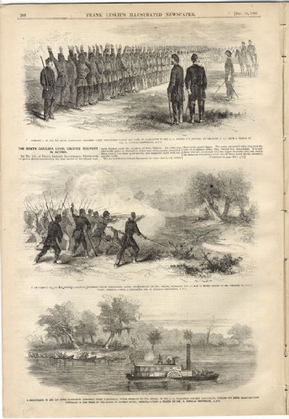 Frank Leslie’s Illustrated with Great Negro Troop Images