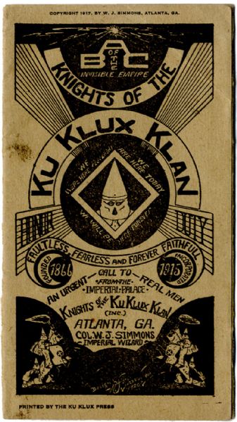 Imperial Proclamation by the Founder of the 2nd KKK