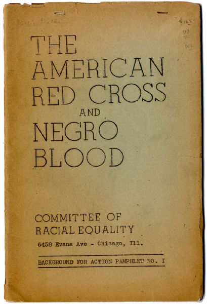 Do Not Segregate “Negro Blood” Says the Red Cross