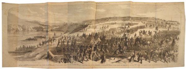 The Capture of Fort Donelson in an Extraordinary War Supplement - With a 45” x 16” Engraving