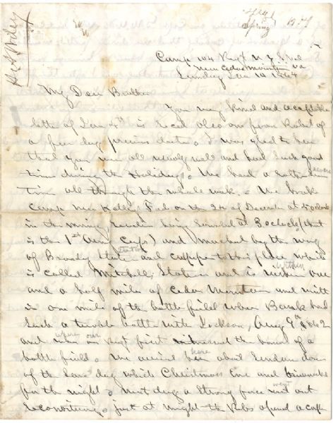 “...I took 2 Rebs as prisoners they were from the 2nd Georgia Battalion, and were very intelligent men and talked nearly sensible....”