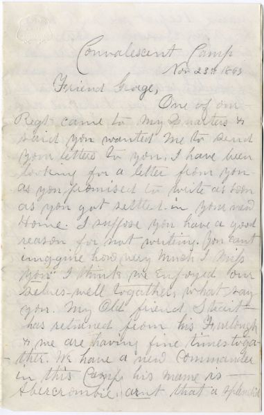 141st Pennsylvania Soldier Writes of a Grand Review and Drunken Soldiers