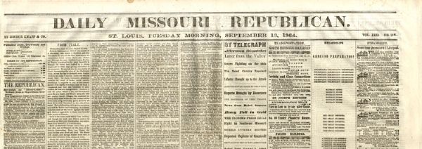 Each Issue Has Election Ticket for McClellan for President and Pendleton for Vice President