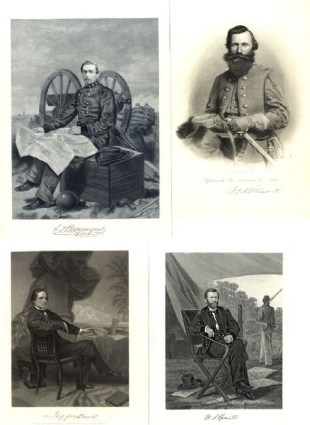 Engravings of the War Military Leaders.