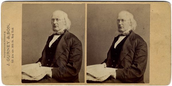 Horace Greely Stereoview