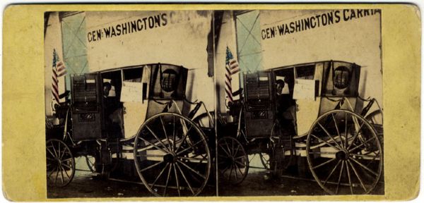 George Washington's Carriage at Philadelphia Sanitary Fair 1864 