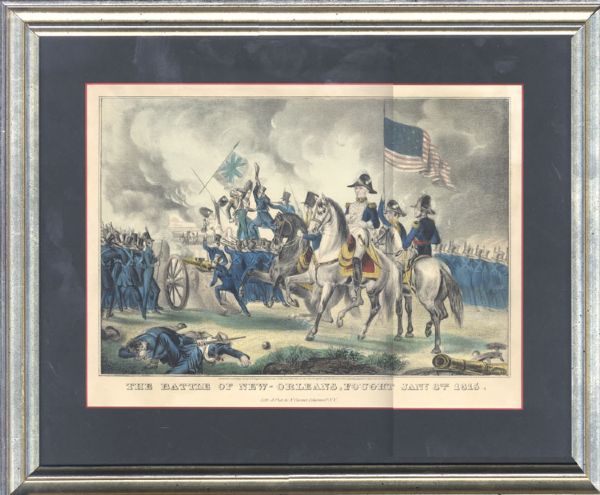 The Battle of New Orleans Featuring Future President Andrew Jackson