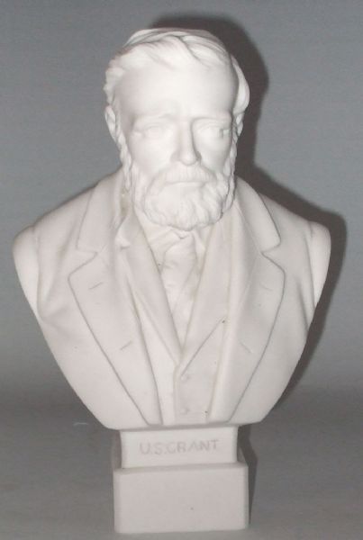 President U.S Grant Parian Ware bust, 