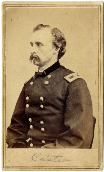 Strong Carte-de-Visite Portrait of General Custer