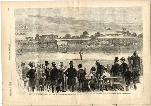 Baseball Game Between the Red Stockings and the Athletics - 1874