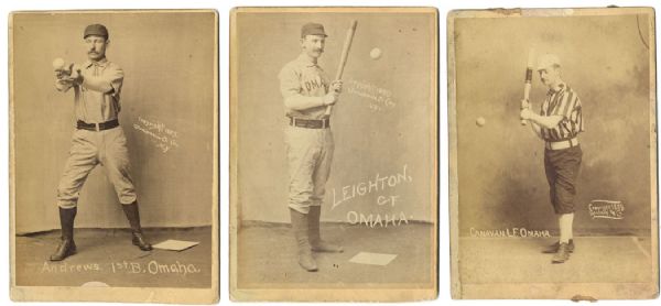 1889 Baseball Photographs