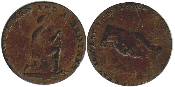 “AM I NOT A MAN AND A BROTHER” Anti-slavery Token