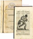 Anti-Slavery Book With Rare Runaway Slave Engraving