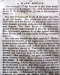 Eye Witness Account of a Slave Auction in Richmond