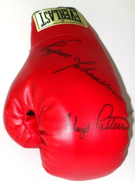 “Floyd Patterson” and “Ingemar Johansson Signed Glove