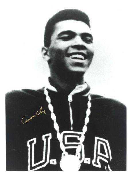 Cassius Clay Signed Photograph