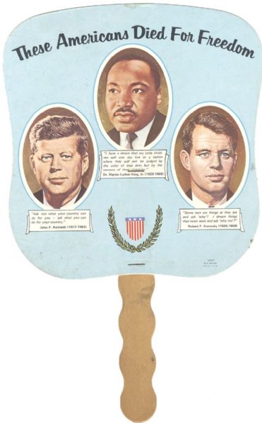 Funeral Home Fan Features 20th Century's Martyred Trio