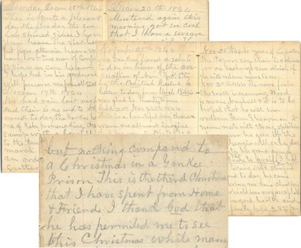 The Confederate POW Diary Kept At Elmira Prison, New York