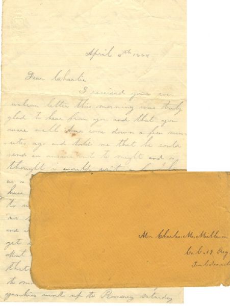 Semi-Romantic Letter to Virginia Cavalier