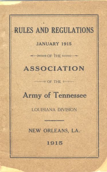 Confederate Veterans Booklet