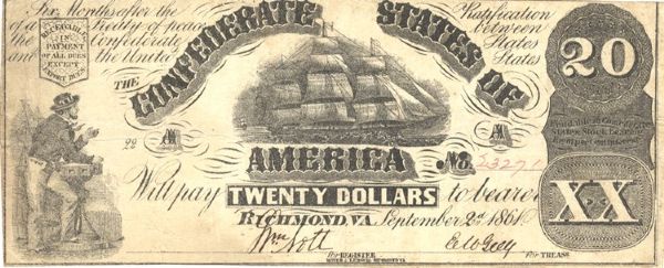 The following CSA notes are referenced by the Type (T) numbers as listed in Pierre Fricke's COLLECTING CONFEDERATE PAPER MONEY (New York: R. M. Smythe & Co., 2005), 1st edition. 