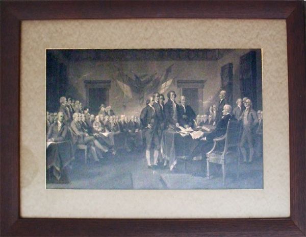 Declaration of Independence Engraving