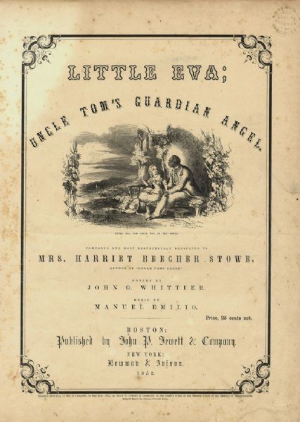 Uncle Tom's Cabin Sheet Music