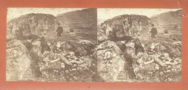 Posed Dead Soldiers at Devils Den