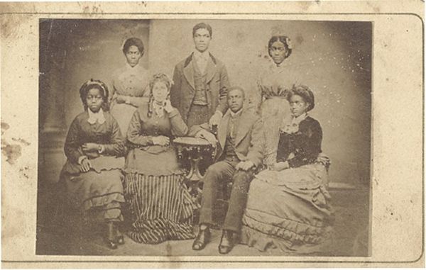 Rare War-Date Photograph of Free Blacks