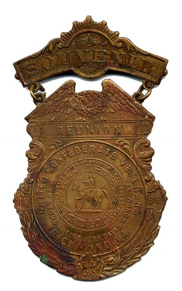 1896 UCV Reunion Badge