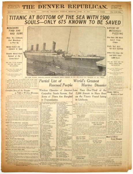 A Very Displayable Titanic Report