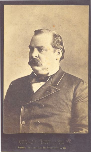 Grover Cleveland Presidential Campaign Cabinet Card