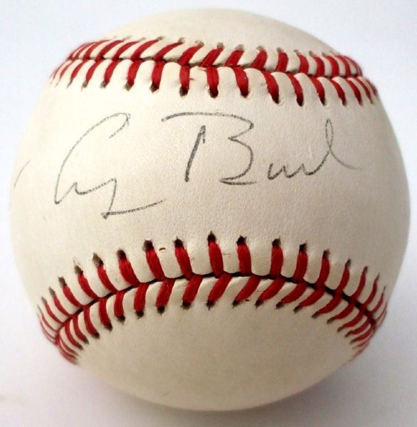 President George H.W. Bush Signed American League Baseball